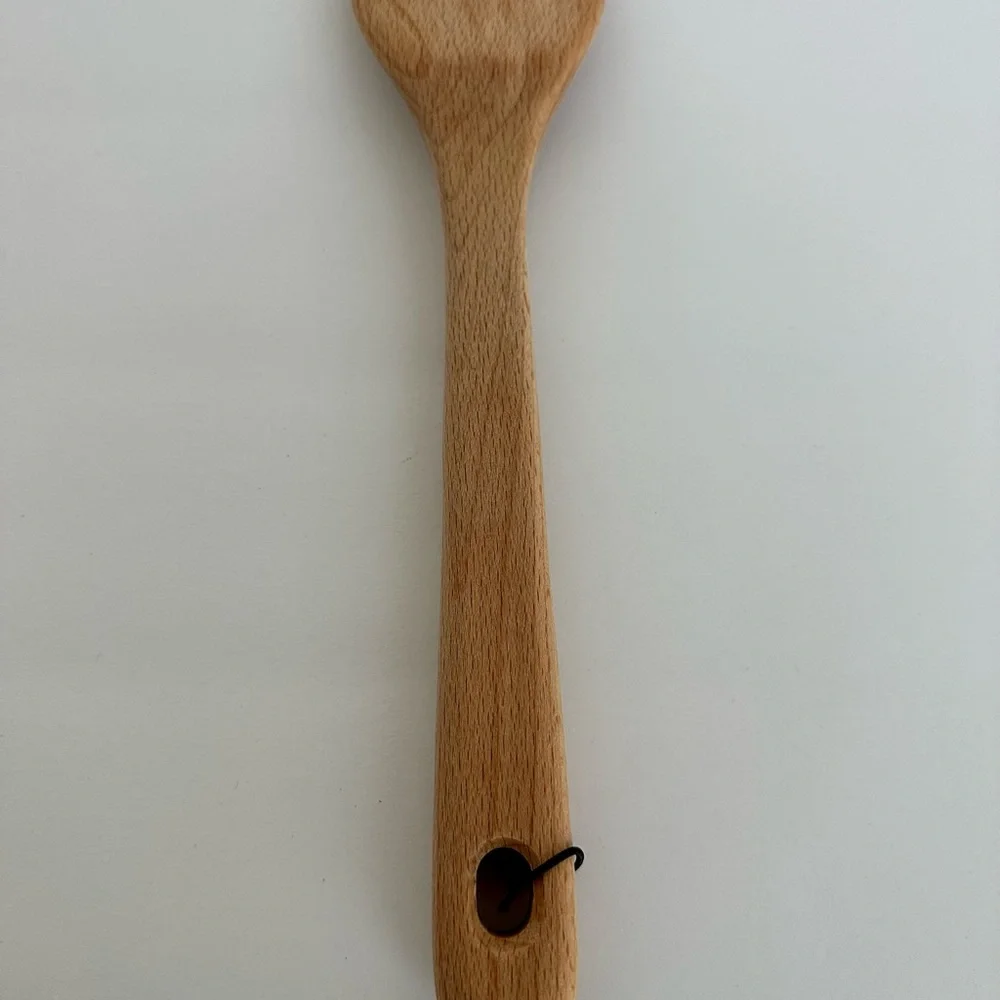 NWOT OXO Wooden sauté one peace cookware paddle hanging hole allows for storage
